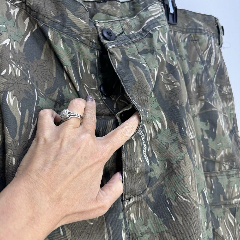 Vintage Smokey Branch Camo Rothco Military Baggy Cargo Pants XXL Exc! - Picture 8 of 12